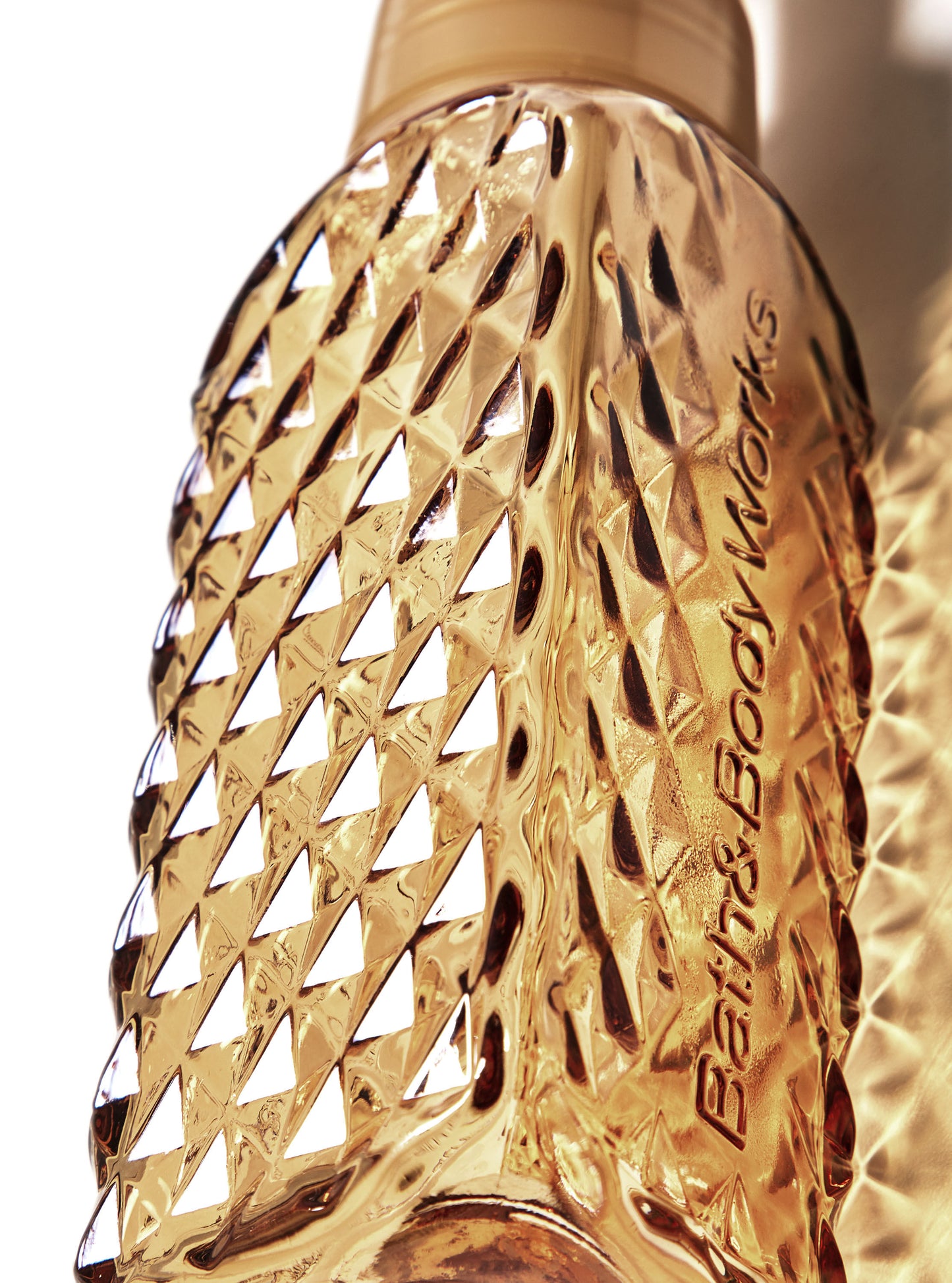 Faceted Gold Glass
