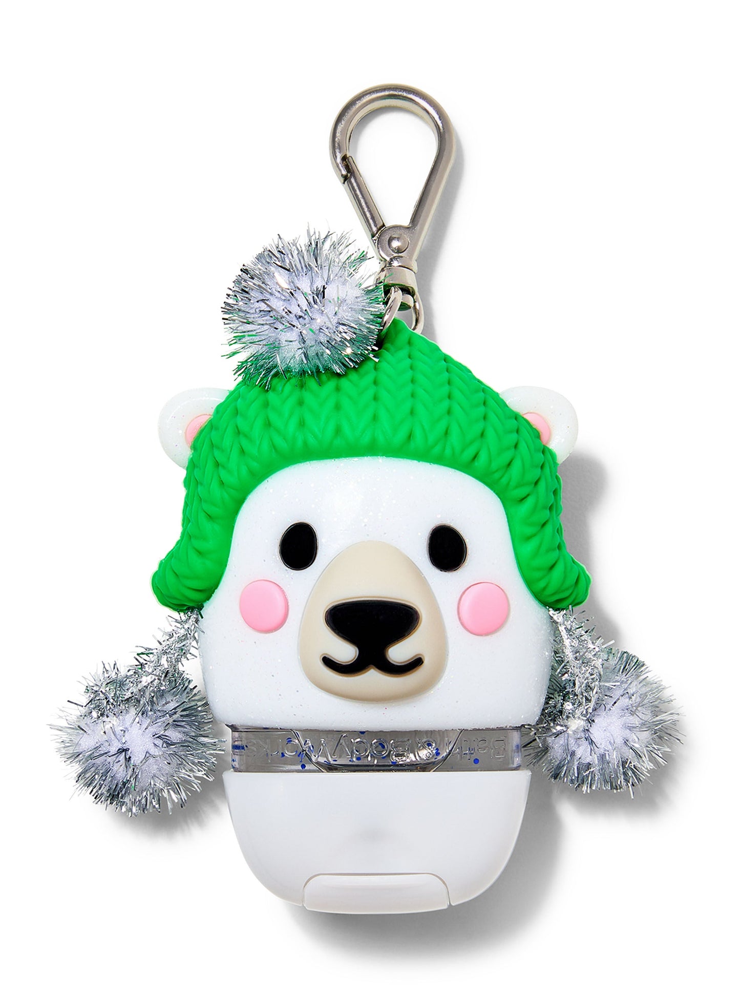 Polar Bear with Tinsel Pompoms