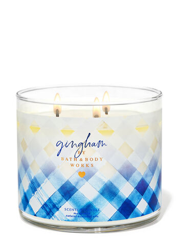 Gingham3-Wick Candle