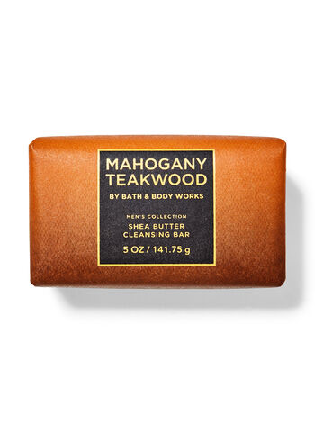 MensMahogany TeakwoodShea Butter Cleansing Bar