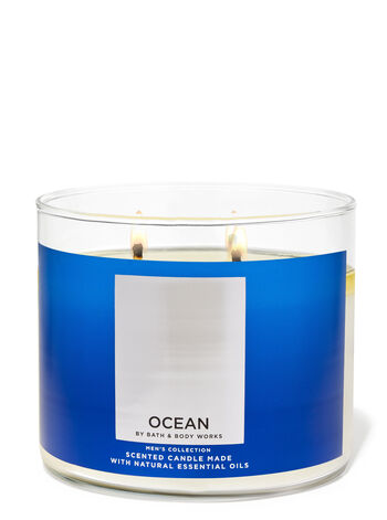 MensOcean3-Wick Candle