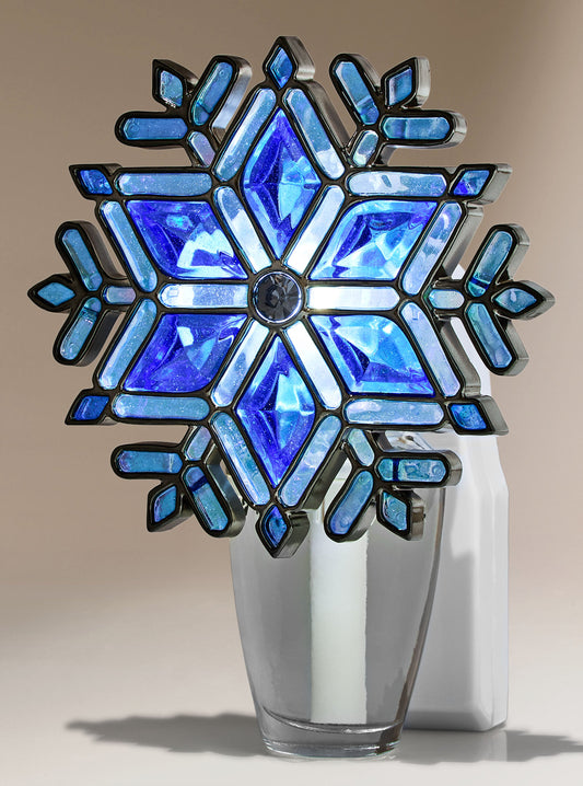 Stained Glass Snowflake Nightlight