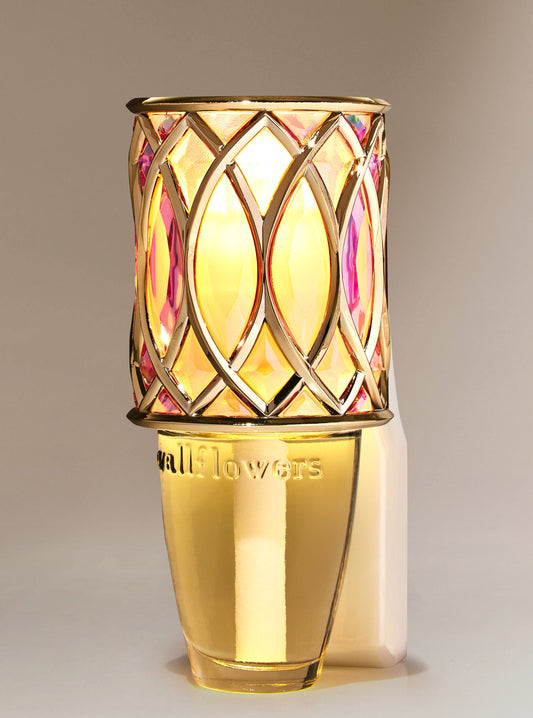 Pink Almond Faceted Wallflowers Scent Control™ Nightlight