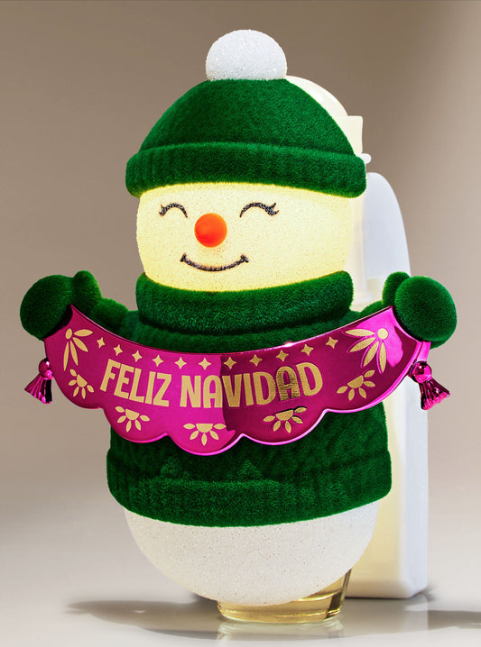 Feliz Navidad Snowman Nightlight