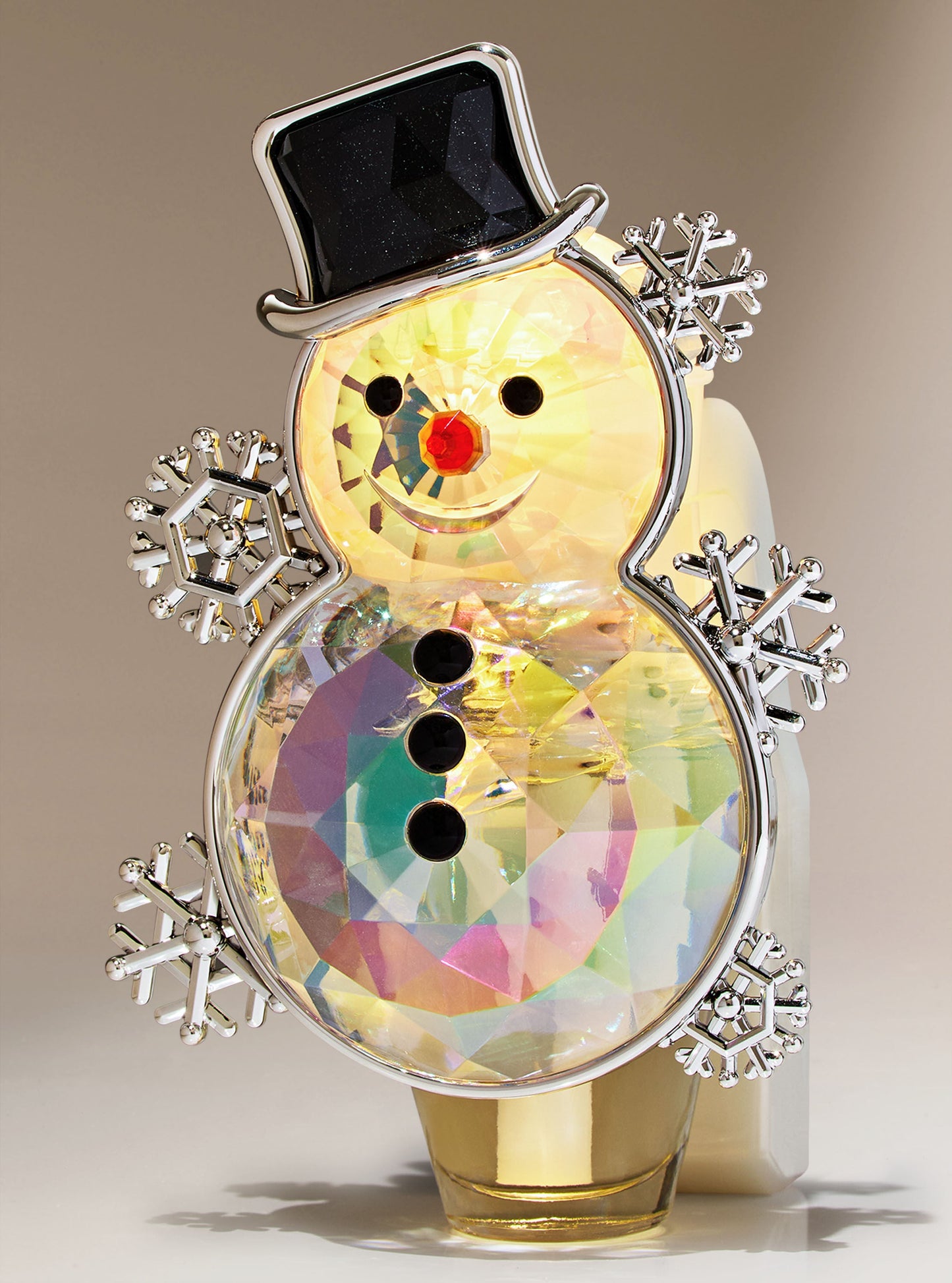 Crystal Snowman Wallflowers Scent Control™ Nightlight