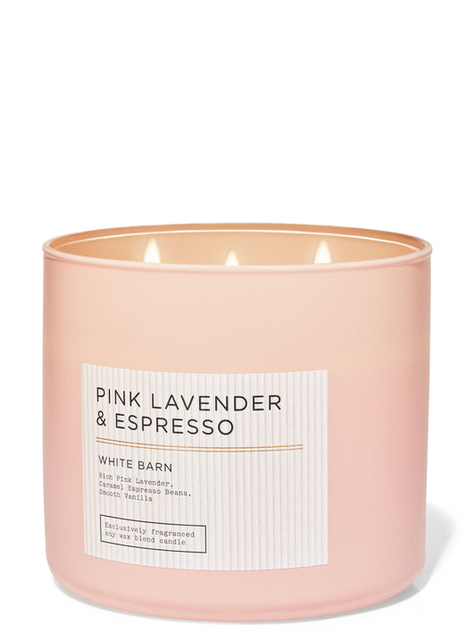 White BarnPink Lavender & Espresso